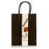 Set de Genți Hârtie Negru 11 x 36 x 21 cm (12 Unități)