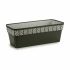 Jardinieră cu auto-udare Stefanplast Orfeo Antracit Plastic 18 x 17 x 49,5 cm (12 Unități)