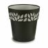Ghiveci cu auto-udare Stefanplast Cloe Antracit Plastic 25 x 25 x 25 cm (6 Unități)