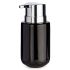 Dozator de Săpun Berilo J1017-A-NEGRO Negru Argintiu Metal Ceramică 350 ml 7 x 14,5 x 8,5 cm (6 Unități)