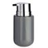 Dozator de Săpun Berilo J1017-A-GRIS Gri Argintiu Metal Ceramică 350 ml 7 x 14,5 x 8,5 cm (6 Unități)