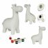 Piggy Bank pentru vopsit Pincello BS2316 Ceramică Girafă 6,8 x 16,2 x 13,2 cm (12 Unități)