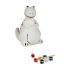 Piggy Bank pentru vopsit Dinozaur 8,5 x 13,2 x 11 cm Ceramică (12 Unități)