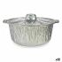 Set de vase de bucătărie Kinvara 66106 Aluminiu 29 x 26 x 12 cm De unică folosință Cu Capac Tigaie (12 Unități)