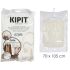 Pungi de vid Kipit 58097 Transparent Polietilenă Plastic 70 x 105 cm (12 Unități)