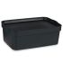Cutie de depozitare cu capac Kipit TP593-1 Antracit Plastic 6 L 21 x 11 x 32 cm (12 Unități)