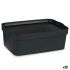 Cutie de depozitare cu capac Kipit TP593-1 Antracit Plastic 6 L 21 x 11 x 32 cm (12 Unități)