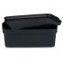 Cutie de depozitare cu capac Kipit TP593-1 Antracit Plastic 6 L 21 x 11 x 32 cm (12 Unități)