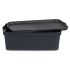 Cutie de depozitare cu capac Kipit TP595-1 Antracit Plastic 14 L 29,5 x 14,3 x 45 cm (12 Unități)