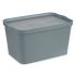 Cutie de depozitare cu capac Kipit TP596-2 Gri Plastic 24 L 29,3 x 24,5 x 45 cm (6 Unități)