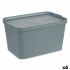 Cutie de depozitare cu capac Kipit TP596-2 Gri Plastic 24 L 29,3 x 24,5 x 45 cm (6 Unități)