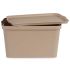 Cutie de depozitare cu capac Kipit TP596-3 Bej Plastic 24 L 29,3 x 24,5 x 45 cm (6 Unități)