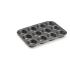 Formă pentru patiserie Kinvara CK57179 Gri închis Metal Oțel carbon 20 x 2 x 26 cm (12 Unități)