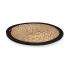 Suport Protecție pentru Masă Natural Negru 30 x 1 x 30 cm (48 Unități)