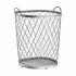 Coș Argintiu Metal 40 L 31 x 54,7 x 46,5 cm (4 Unități)