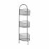 Raft Argintiu Metal 21,2 x 97 x 28,5 cm (4 Unități)
