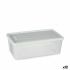 Cutie de depozitare cu capac Stefanplast Elegance Alb Plastic 5 L 19,5 x 11,5 x 33 cm (12 Unități)