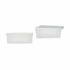 Cutie de depozitare cu capac Stefanplast Elegance Alb Plastic 5 L 19,5 x 11,5 x 33 cm (12 Unități)