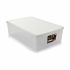 Cutie de depozitare cu capac Stefanplast Elegance Alb Plastic 38,5 x 17 x 59,5 cm (6 Unități)