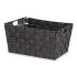 Coș Multifuncțional Kipit A3-6883 Negru Pânză 20 x 14 x 30 cm (18 Unități)