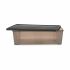 Cutie de depozitare cu capac Stefanplast Elegance Gri Plastic 30 L 38,5 x 17 x 59,5 cm (6 Unități)