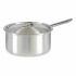Caserolă cu capac Kinvara 100023 Argintiu Aluminiu Ø 24 cm 5 L (10 Unități)
