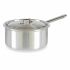 Caserolă cu capac Kinvara 100021 Argintiu Aluminiu 3 L 22 x 12 x 38 cm (10 Unități)