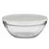 Cutie rotundă pentru prânz cu capac Pasabahce Chefs Alb 2,5 L 23,7 x 10,1 x 23,7 cm (4 Unități)