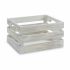 Cutie Decorativă Alb Lemn de plop 26,2 x 13,2 x 15,8 cm (24 Unități)