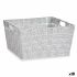 Coș Multifuncțional Kipit A3-6883 Alb Pânză 30,4 x 14 x 20 cm (18 Unități)