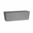 Ghiveci grădină Stefanplast Gri Plastic 18 x 16 x 49 cm (12 Unități)