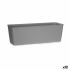 Ghiveci grădină Stefanplast Gri Plastic 18 x 16 x 49 cm (12 Unități)