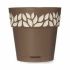 Ghiveci cu auto-udare Stefanplast Cloe Maro Plastic 15 x 15 x 15 cm (12 Unități)