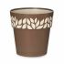 Ghiveci cu auto-udare Stefanplast Cloe Maro Plastic 19 x 19 x 19 cm (12 Unități)