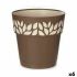Ghiveci cu auto-udare Stefanplast Cloe Maro Plastic 25 x 25 x 25 cm (6 Unități)