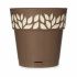 Ghiveci cu auto-udare Stefanplast Cloe Maro Plastic 25 x 25 x 25 cm (6 Unități)