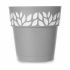 Ghiveci cu auto-udare Stefanplast Cloe Gri Plastic 29 x 29 x 29 cm (6 Unități)