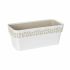 Jardinieră cu auto-udare Stefanplast Cloe Alb Plastic 13,3 x 12,3 x 29,3 cm (12 Unități)