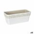 Jardinieră cu auto-udare Stefanplast Cloe Alb Plastic 13,3 x 12,3 x 29,3 cm (12 Unități)