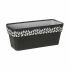 Jardinieră cu auto-udare Stefanplast Cloe Antracit Plastic 13,3 x 12,3 x 29,3 cm (12 Unități)