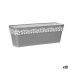 Jardinieră cu auto-udare Stefanplast Cloe Gri Plastic 49,5 x 17 x 19 cm (12 Unități)