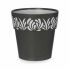 Ghiveci cu auto-udare Stefanplast Gaia Antracit Plastic 15 x 15 x 15 cm (12 Unități)