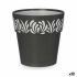 Ghiveci cu auto-udare Stefanplast Gaia Antracit Plastic 15 x 15 x 15 cm (12 Unități)