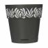Ghiveci cu auto-udare Stefanplast Gaia Antracit Plastic 15 x 15 x 15 cm (12 Unități)