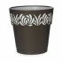 Ghiveci cu auto-udare Stefanplast Gaia Antracit Plastic 25 x 25 x 25 cm (6 Unități)