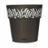 Ghiveci cu auto-udare Stefanplast Gaia Antracit Plastic 25 x 25 x 25 cm (6 Unități)