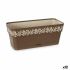 Jardinieră cu auto-udare Stefanplast Gaia Maro Plastic 13,3 x 12,3 x 29,3 cm (12 Unități)