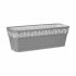 Jardinieră cu auto-udare Stefanplast Gaia Gri Plastic 49,5 x 17 x 19 cm (12 Unități)