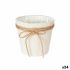 Ghiveci Ibergarden 86449 Alb Maro Pânză Fundă 16 x 15 x 16 cm (24 Unități)
