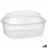 Cutie de prânz dreptunghiulară cu capac Transparent polipropilenă 1,5 L 18 x 10,5 x 21,5 cm (8 Unități)